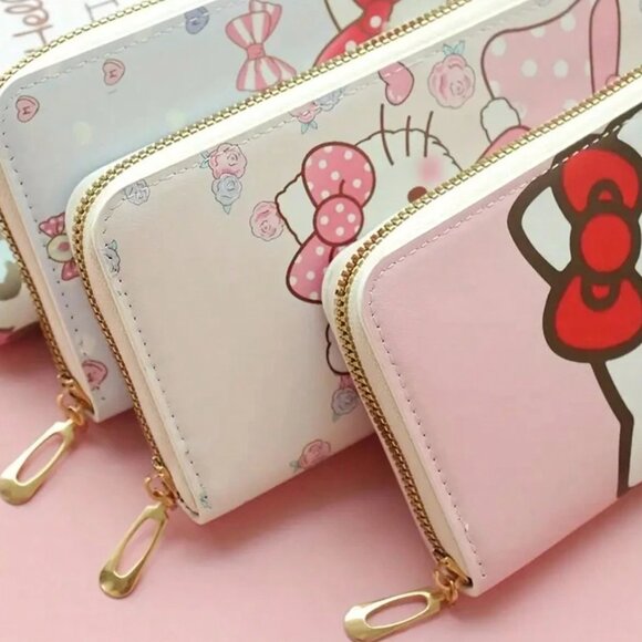 NEW!  Sanrio Wallet "B" Hello Kitty & Tiny Chum - Picture 4 of 4